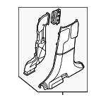 85835CU500LGW - : Lower Center Pillar Trim for Hyundai Image