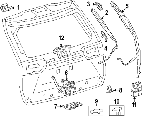Lock & Hardware for 2024 Lexus TX550h+ #2