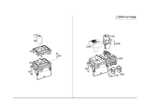 Floor Shift, Automatic Transmission for 2016 Mercedes-Benz SL65 AMG #0