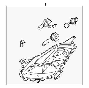 26060JB100 - : Headlamp Assembly for Nissan: Altima Image