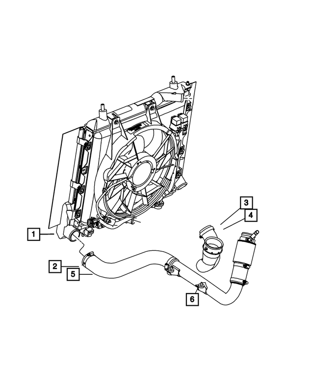 « 5096198AA – Cooling : Air Admis Refroidisseur pour Mopar Image »