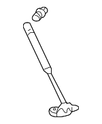 5345006030 - : Support Assembly Hood for Toyota: Camry, Solara Image