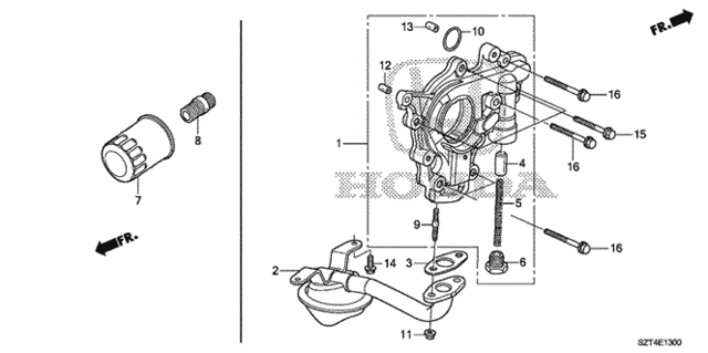Oil Pump for 2012 Honda CR-Z #0