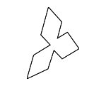 7415A603 - Body: Emblem for Mitsubishi Image