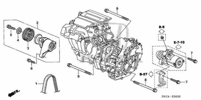 Tensioner for 2006 Honda Civic #0