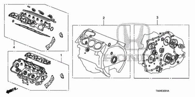 Gasket Kit (V6) for 2010 Honda Accord #0