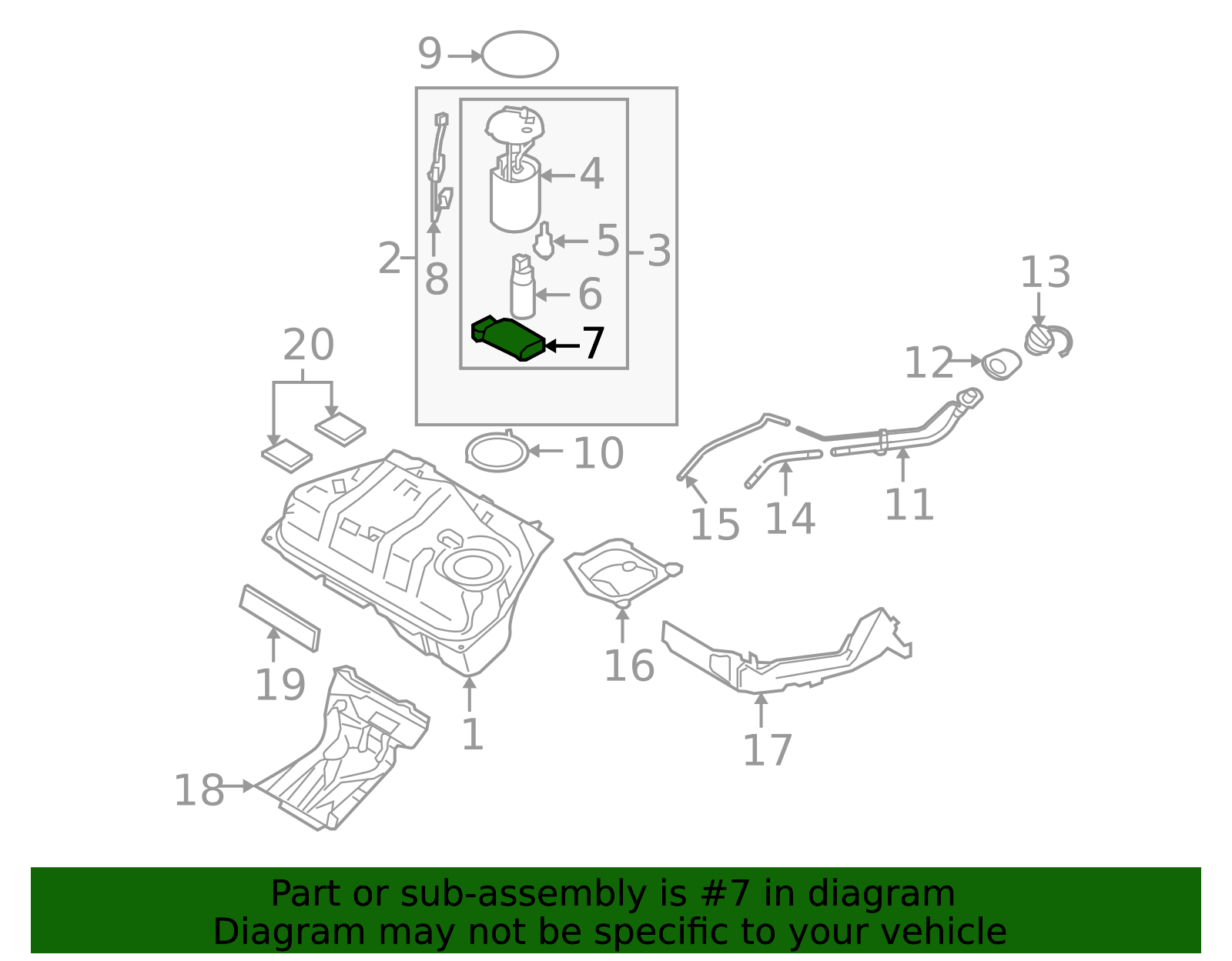 LFB6-13-ZE1 - Fuel Filter - 2006-2015 Mazda | Mazda Swag