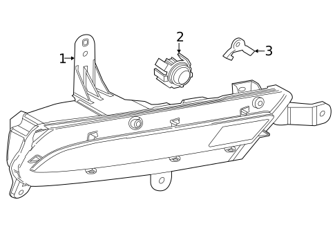 Backup Lamps for 2025 Lexus LX700h #1