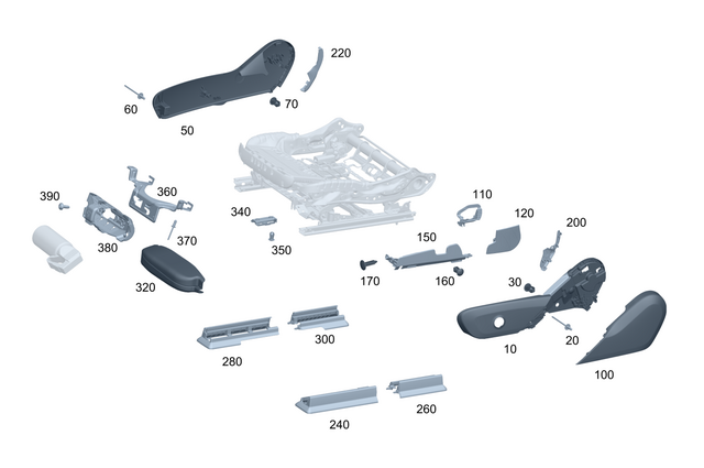 2139910032 - Front Seat: Blind Rivet for Mercedes-Benz Image image