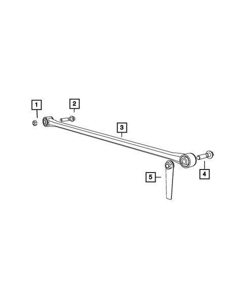 Rear Stabilizer Bar for 2014 Ram 2500 #1