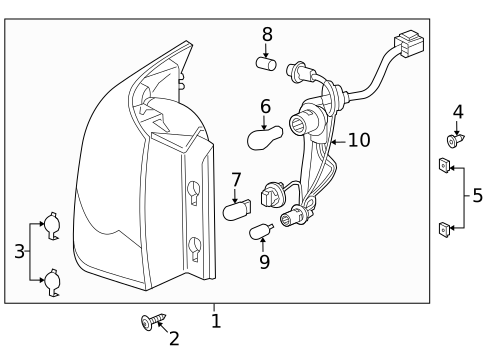 Tail Lamps for 2021 Chevrolet Malibu #16