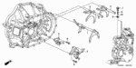 24201RAP010 - Transmission - Manual: FORK, FIFTH-REVERSE GEARSHIFT for Honda Image
