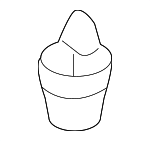 91560S84A01 - Electrical: Stop Lamp Assembly Clip for Acura: CL, Integra, MDX, RDX, RL, RSX, TL, TSX, Vigor Image