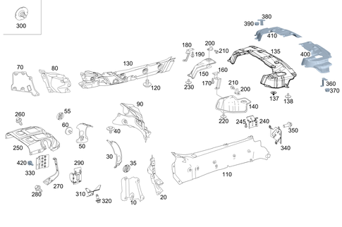 Screening Plates for 2021 Mercedes-Benz AMG GT Black Series #0