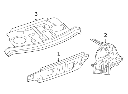 Rear Body for 2011 Hyundai Azera #0