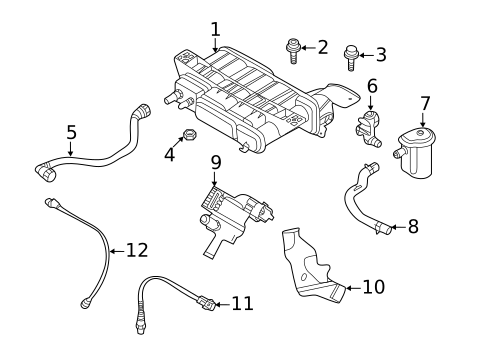 Emission Components for 2022 Kia Forte #0