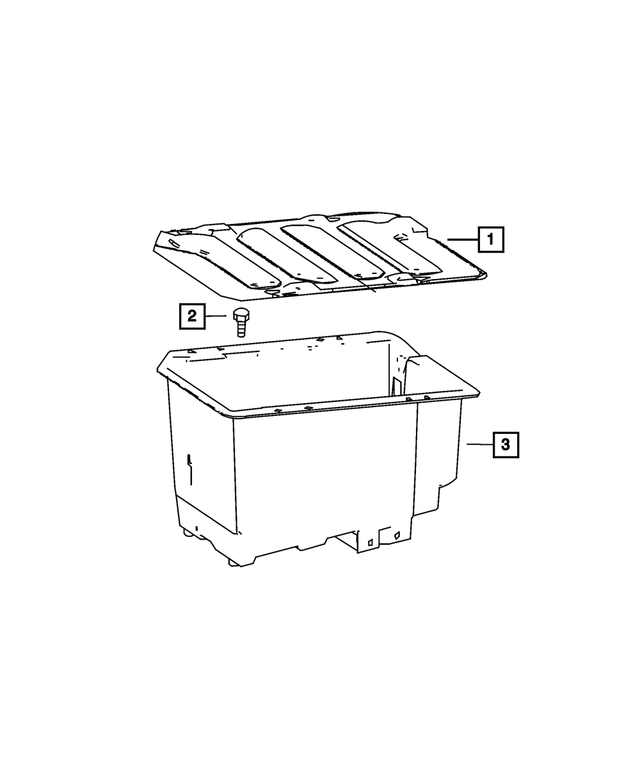 5126197AA - Body Sheet Metal Except Doors: Screw for Chrysler: Crossfire | Dodge: Sprinter 2500, Sprinter 3500 Image