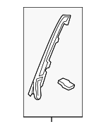 4G8837151B - Body: Retainer for Audi: A7 Quattro, RS7, S7 Image