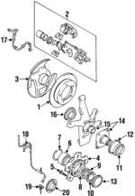 5521160A01 - Brakes: Rotor for Suzuki Image