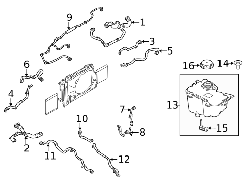 Hoses & Lines for 2019 Land Rover Range Rover Velar #2