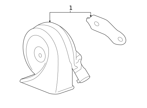 Horn for 2008 Saturn Sky #0
