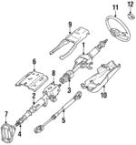 MB266277 - : Lower Column for Mitsubishi Image