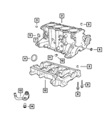 RL114430AD - 2.4L Turbo Gas; Engine: Short Block Engine for Mopar Image