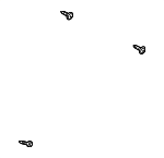 LR007312 - Body: Pull Handle Screw for Land Rover: Defender 110, Defender 130, Defender 90, Discovery, LR3, LR4, Range Rover, Range Rover Evoque, Range Rover Sport, Range Rover Velar Image