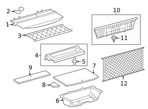 Interior Trim - Rear Body for 2007 Toyota RAV4 #0