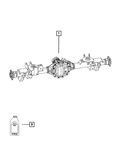 Rear Axle Assembly for 2026 Jeep Gladiator #0