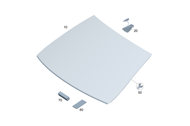2516710020 - Window System: Seal for Mercedes-Benz Image image