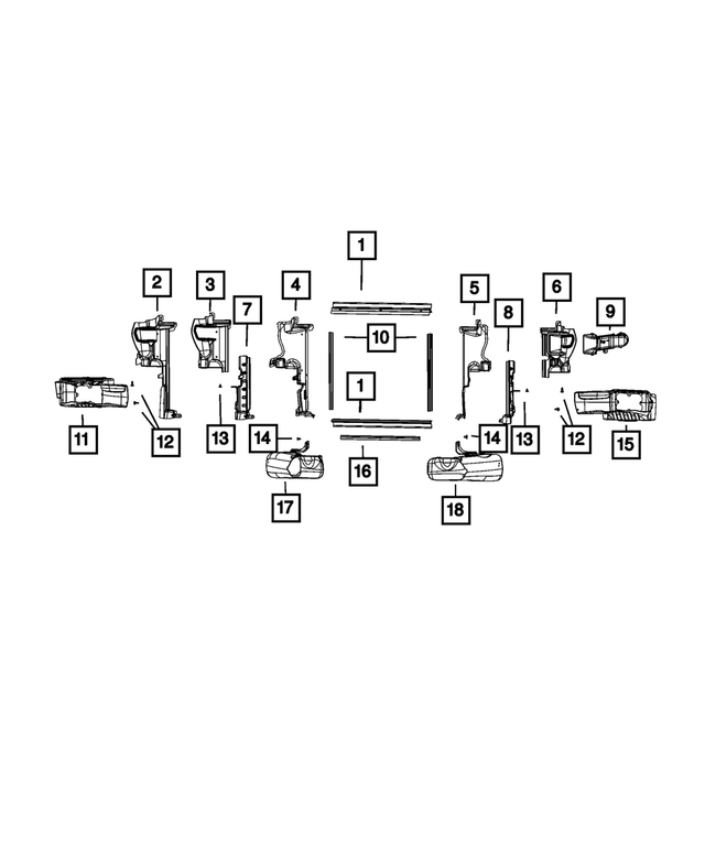 68482941AA - Cooling: Radiator Side Air Seal for Mopar Image
