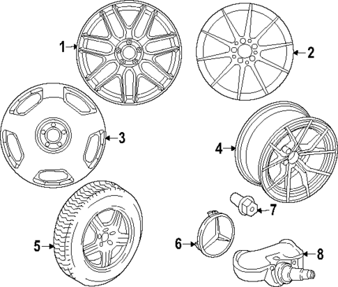 Wheels for 2019 Mercedes-Benz AMG GT 63 #2