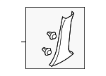94022FG011JC - Body: Lower Center Pillar Trim for Subaru Image