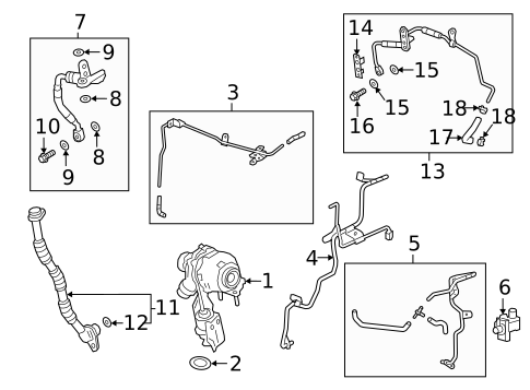 Turbocharger & Components for 2018 Chevrolet Cruze #0