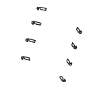 8T0898955 - Body: Mount Kit for Audi: A3, A3 Quattro, A3 Sportback e-tron, A4, A4 Quattro, A5, A5 Quattro, A6, A6 Quattro, A7 Quattro, allroad, Q3, Q3 Quattro, Q5, RS5, RS7, S3, S4, S5, S6, S7, SQ5 Image