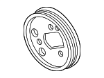 32427618849 - : Power Steering Pump Pulley for BMW: X1 Image