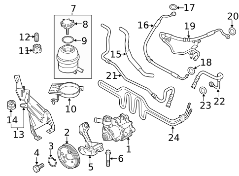 Pump & Hoses for 2014 BMW X1 #0