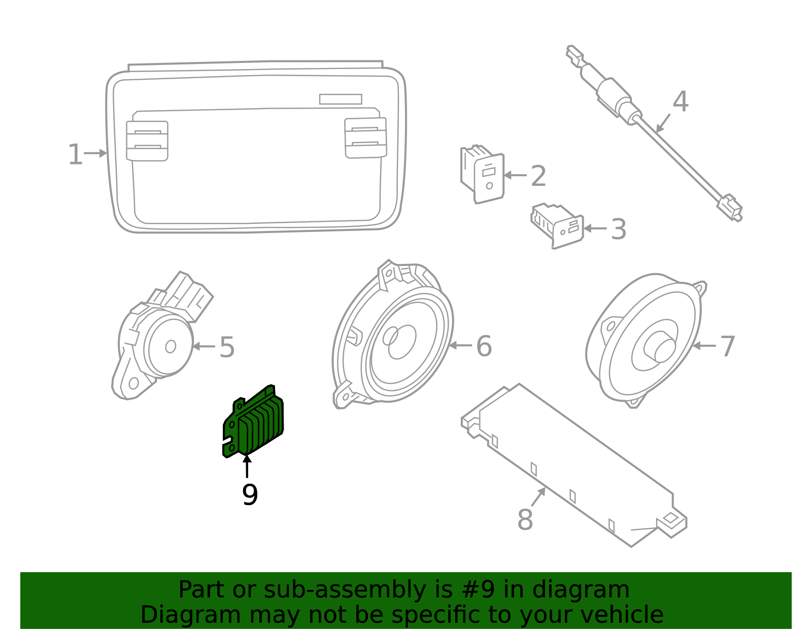 28061-5SA2A - High-Quality Radio Amplifier for 2018-2024 Nissan LEAF ...