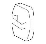 694150E010 - Body: Striker Cover for Lexus: CT200h, ES250, ES300, ES300h, ES330, ES350, GS300, GS350, GS430, GS450h, GS460, GX470, HS250h, IS F, IS250, IS350, LS430, LS460, LS600h, LX570, NX200t, NX250, NX300h, NX350, NX350h, NX450h+, RX350, RX450h, TX350, TX500h, TX550h+ Image