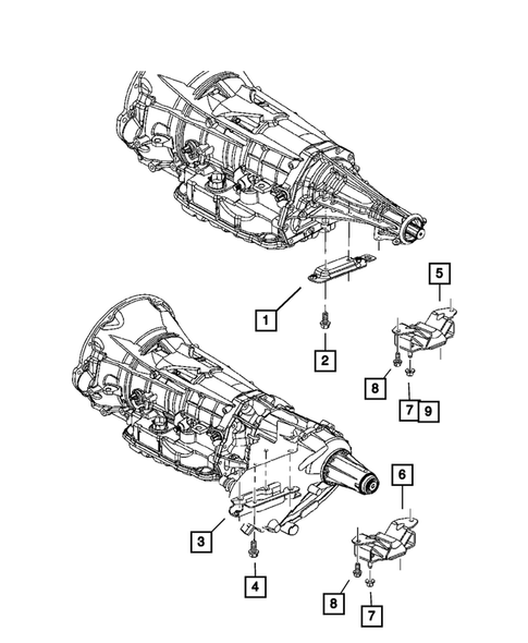 Engine Mounting for 2004 Dodge Durango #4