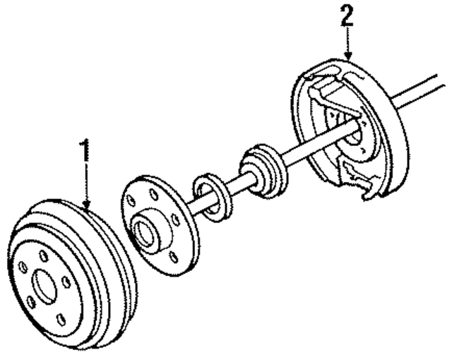 E9ZZ2211A - : Backing Plate for Ford Image