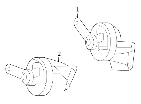 Horn for 2008 Dodge Nitro #0