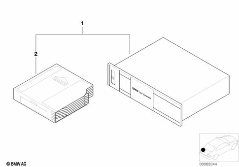 Cd Changer for 2005 BMW Z4 M3.2 #1