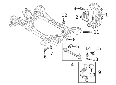 Suspension Components for 2020 Kia Stinger #1
