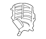 18183P2AJ00 - Exhaust: Manifold Cover for Honda: Civic, Civic del Sol Image