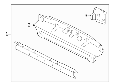 Rear Body & Floor for 2012 Porsche 911 #1