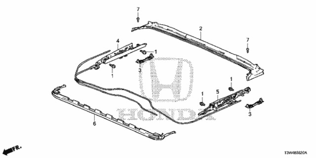 Sliding Roof Components for 2015 Honda Accord #0