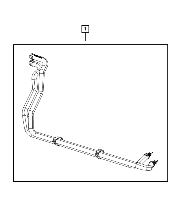 68144169AD - : Heater Core Hose for Mopar Image