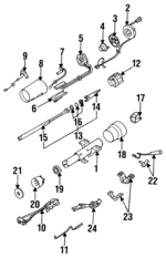 26017659 - Steering: Shaft for Cadillac: Allante Image